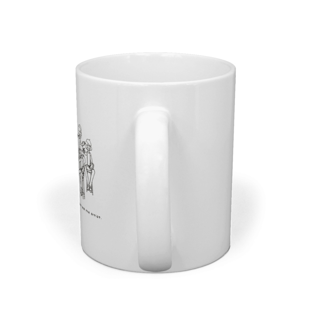 The individual is thus both the picture and the artist. マグカップ