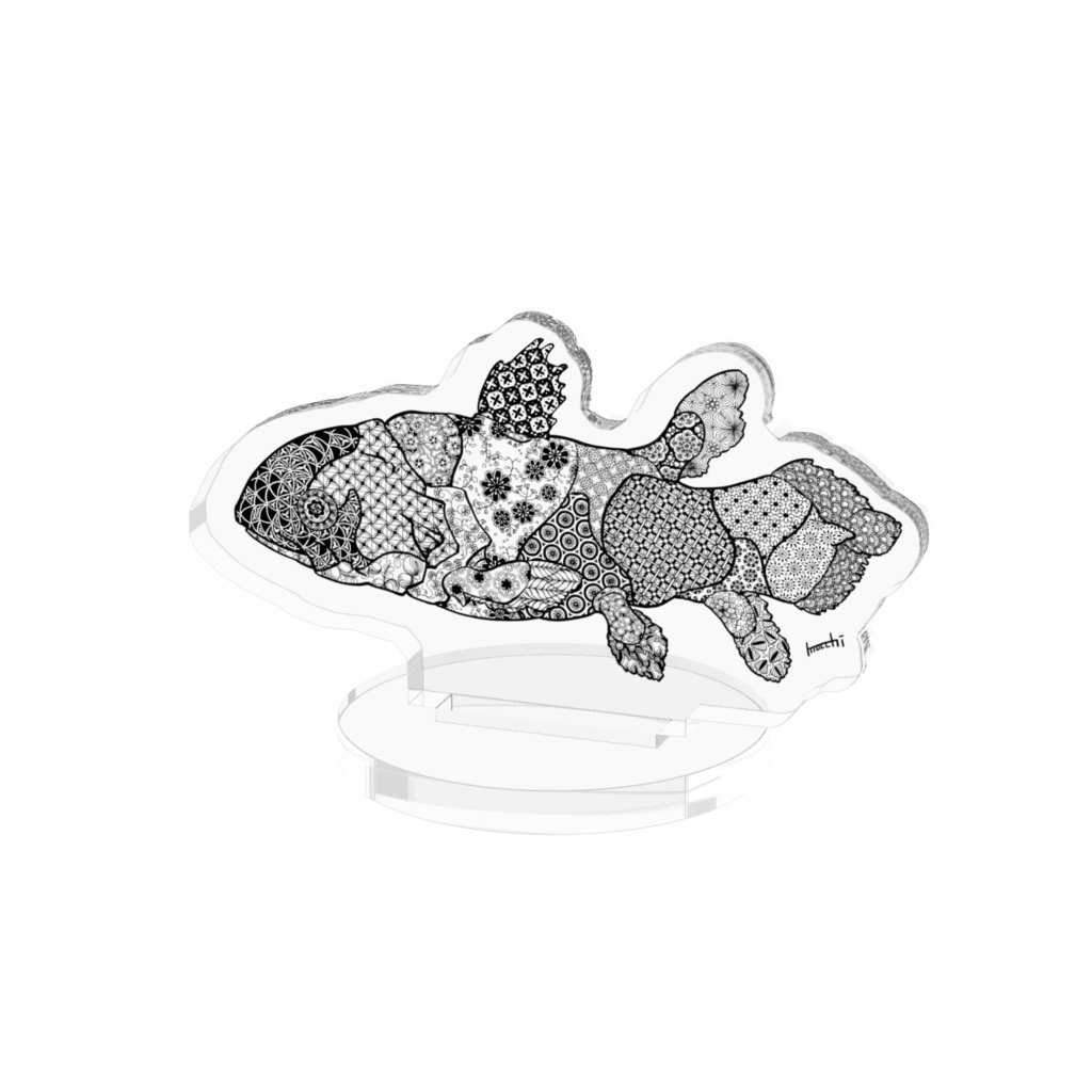 花とシーラカンス アクリルフィギュア
