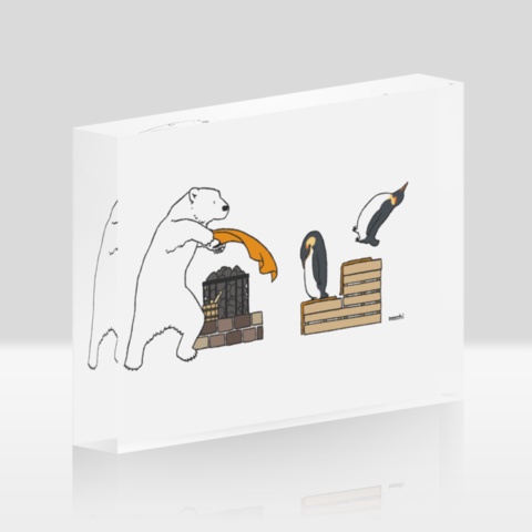 シロクマロウリュ アクリルブロック