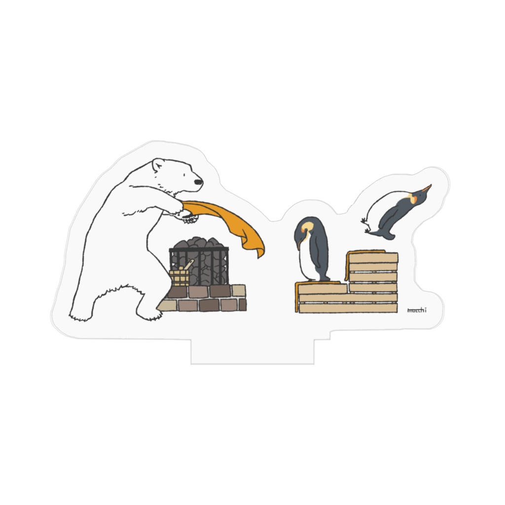 シロクマロウリュ アクリルフィギュア