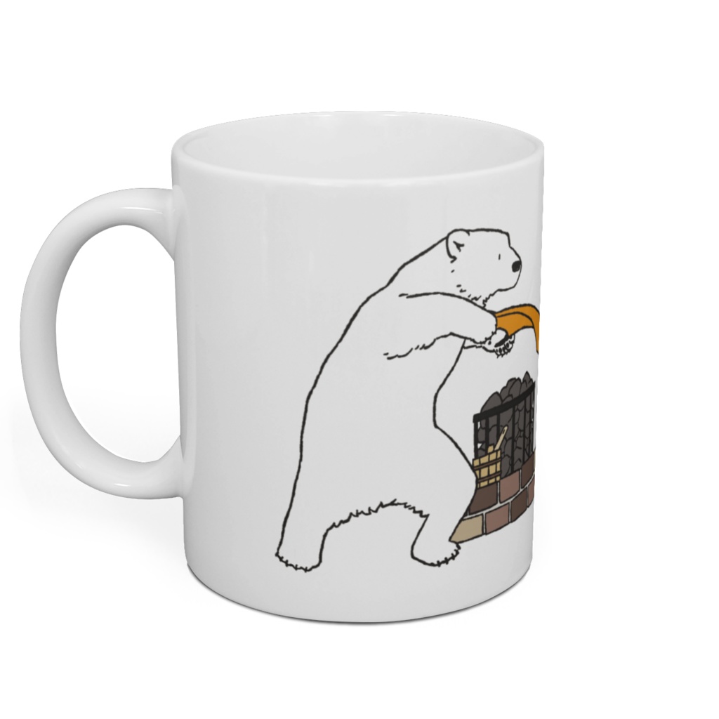 シロクマロウリュ マグカップ