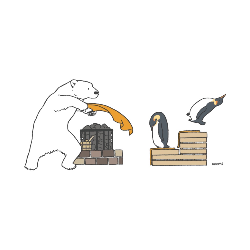 シロクマロウリュ ICカードステッカー