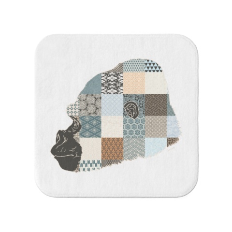 和柄とゴリラ タオル