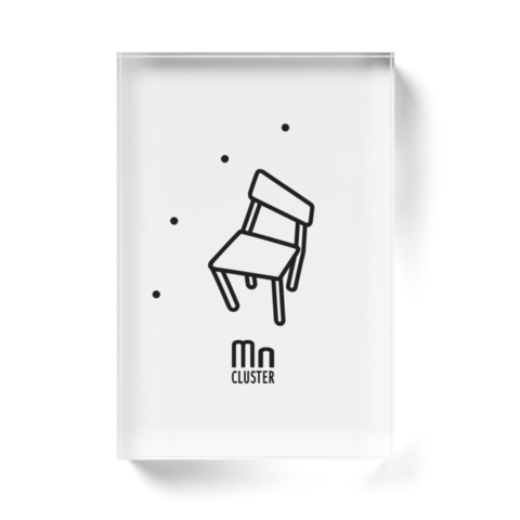 マンガンクラスター アクリルブロック