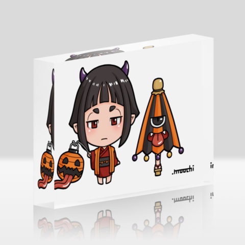 和ロウィン アクリルブロック