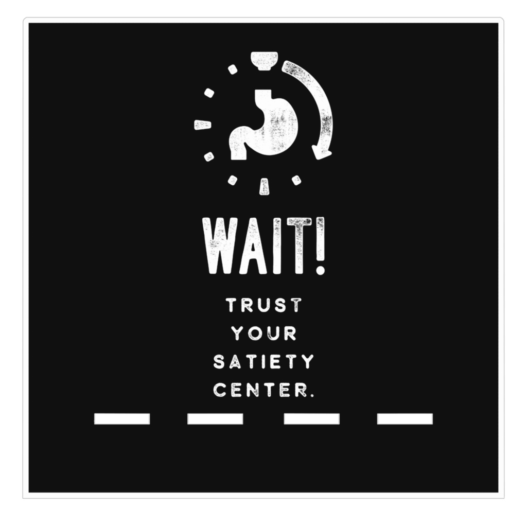 満腹中枢を信じろ アクリルスマホスタンド