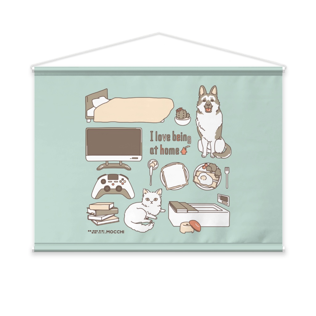 おうち大好き タペストリー
