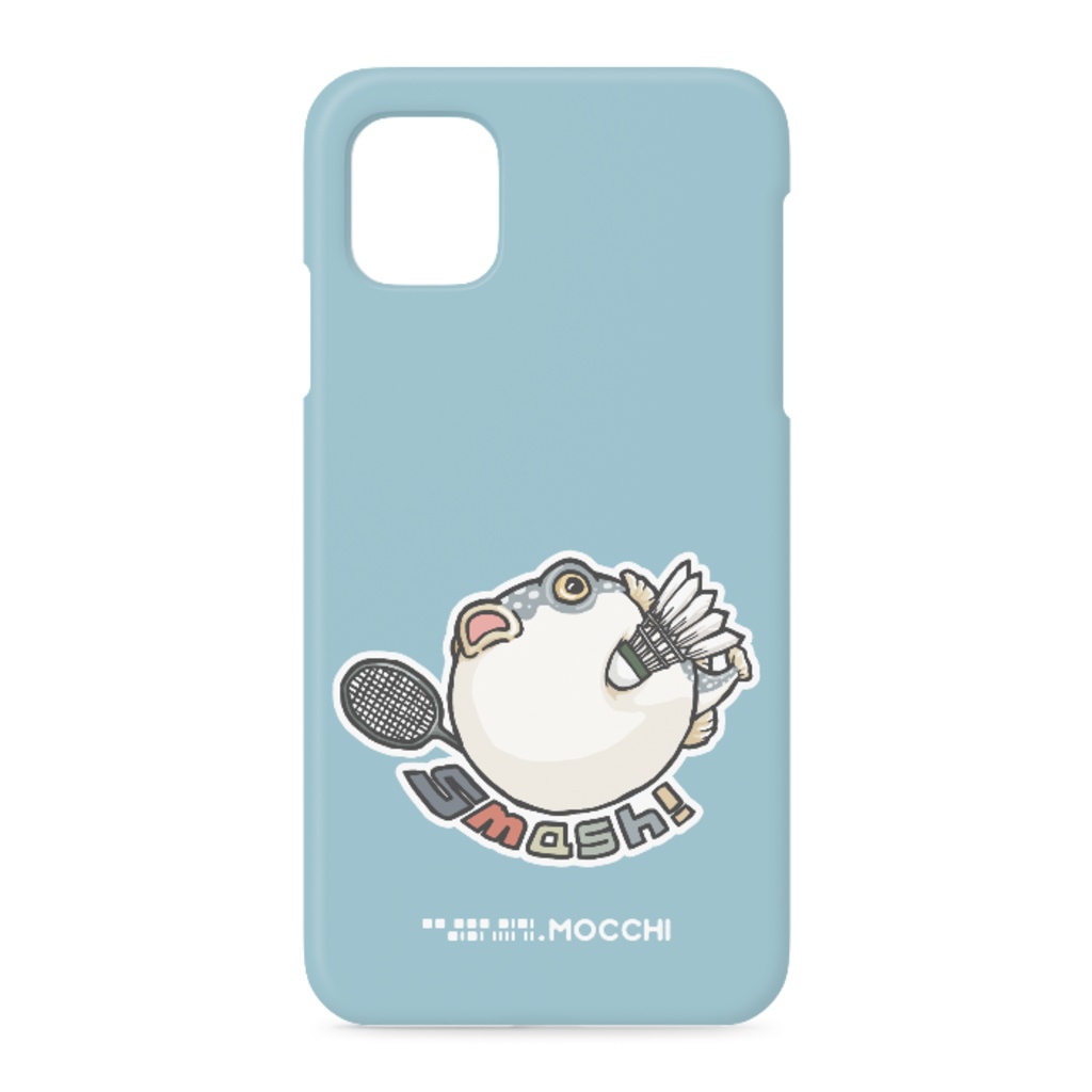ふぐっ(バドミントン) iPhoneケース