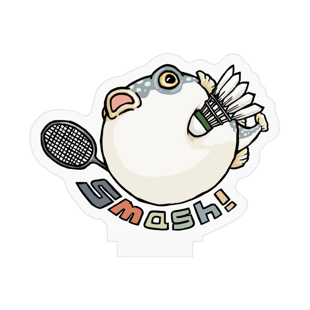 ふぐっ(バドミントン) アクリルフィギュア