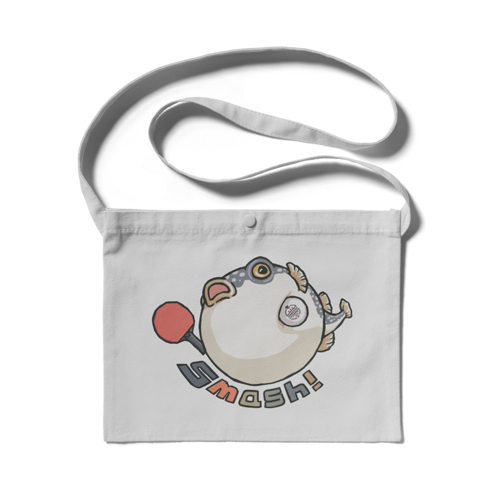 ふぐっ(卓球) サコッシュ