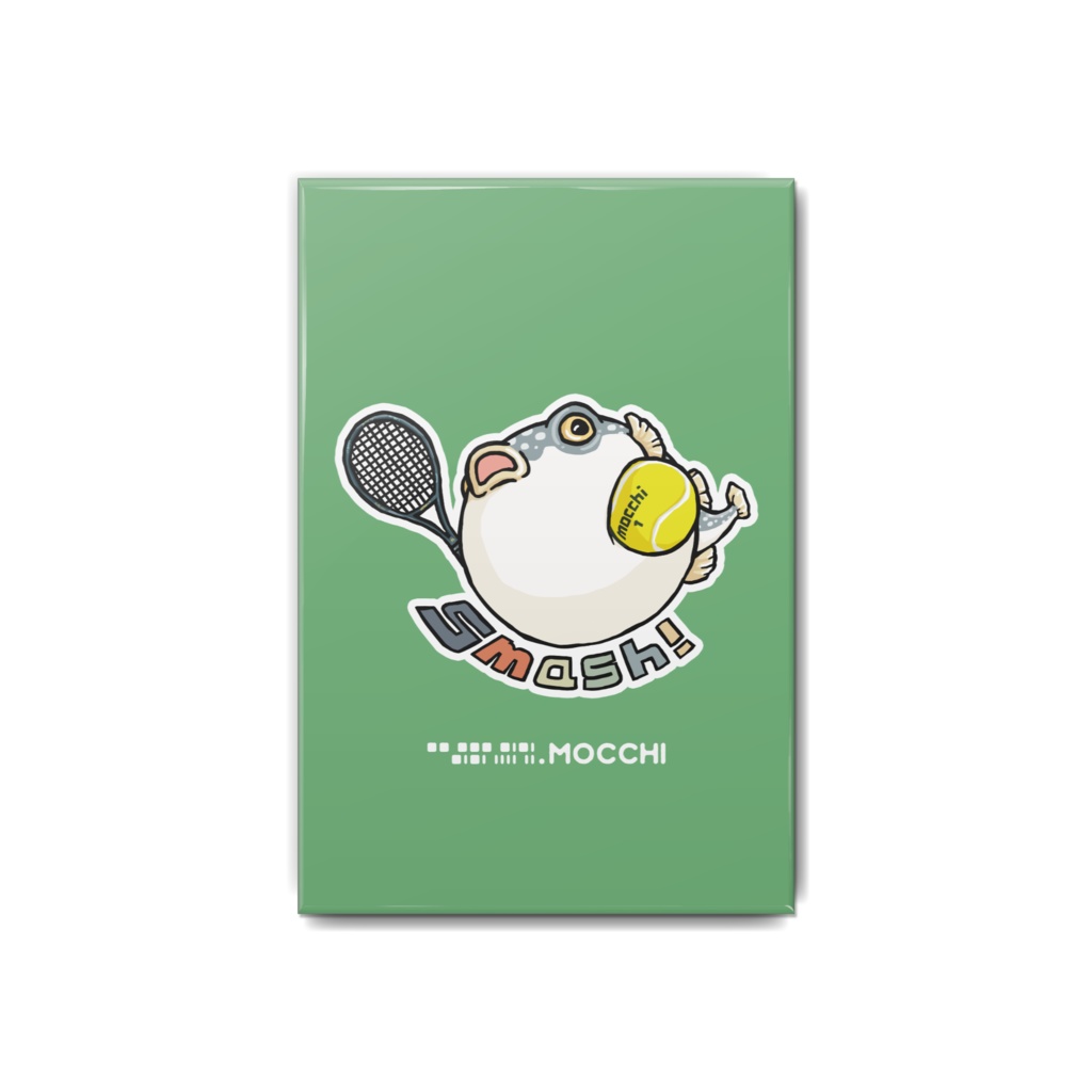 ふぐっ(テニス) 缶バッジ