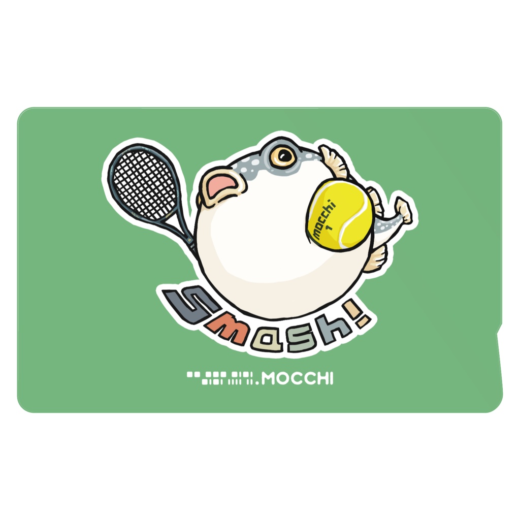 ふぐっ(テニス) ICカードステッカー