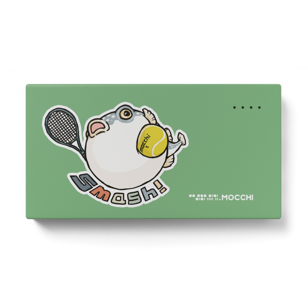 ふぐっ(テニス) モバイルバッテリー