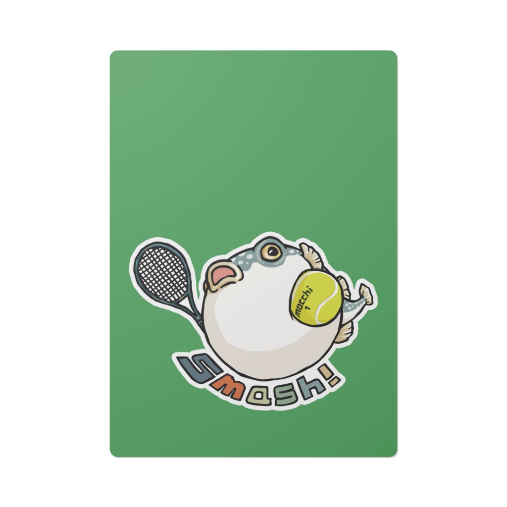 ふぐっ(テニス) 下敷き