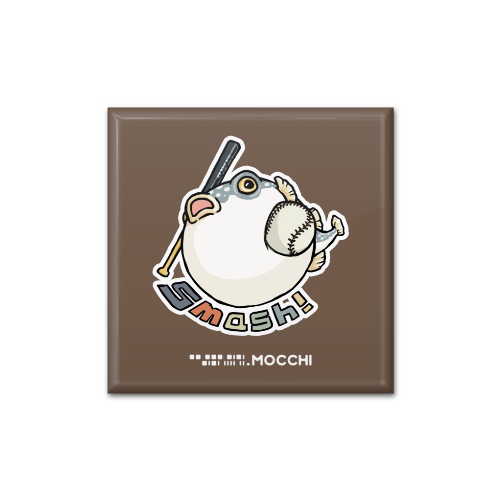 ふぐっ(野球) 缶バッジ