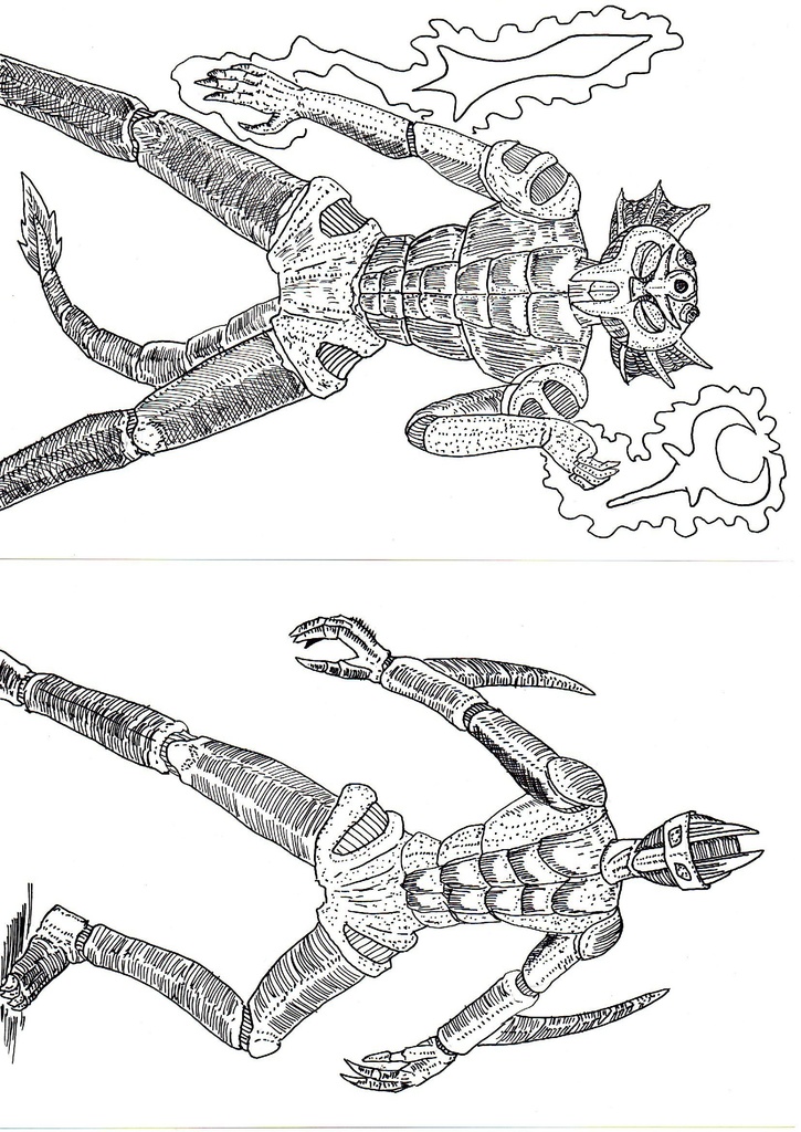 恵那ケミカル ペン絵イラストその1 《FFアレンジFA&オリジナルキャラクター》