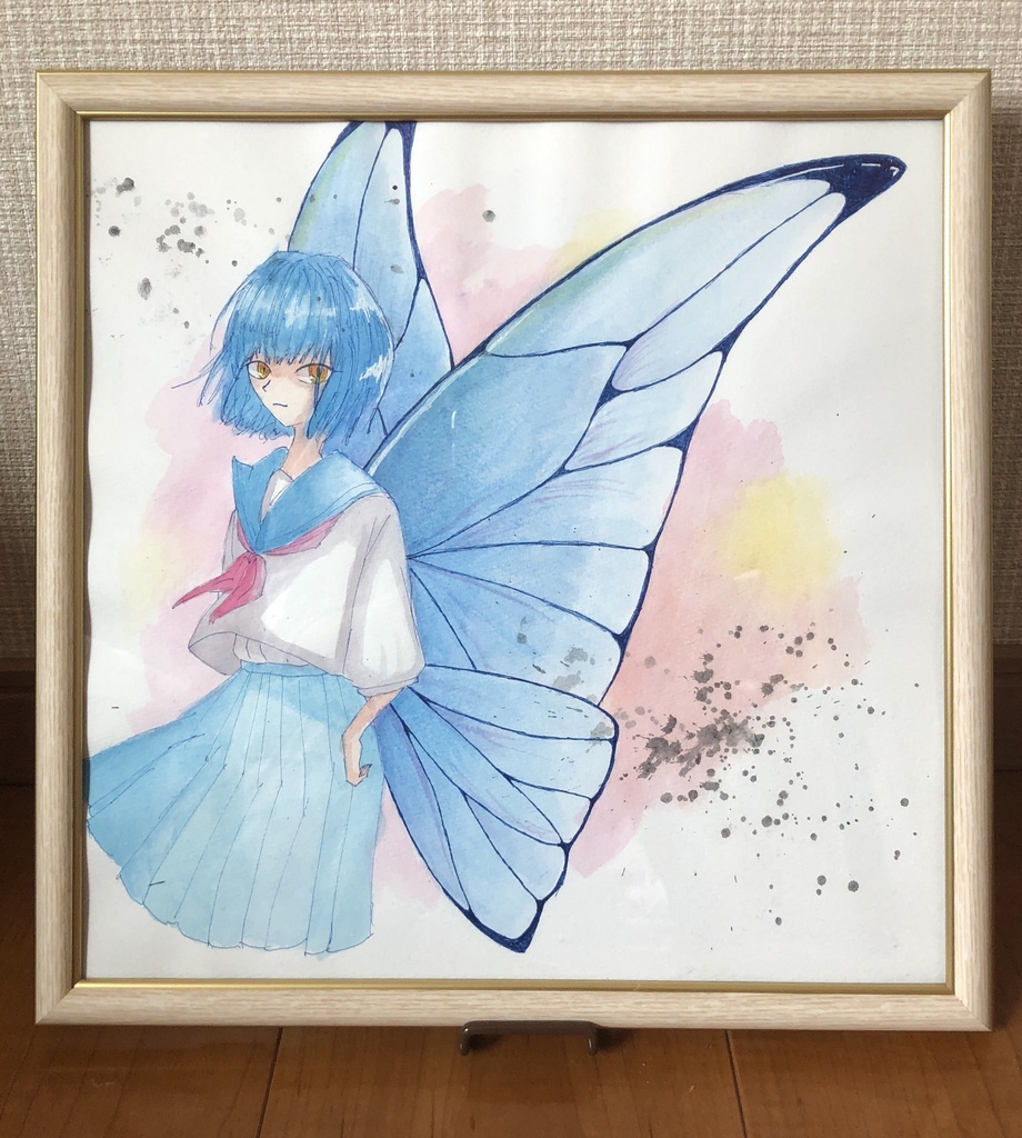 Morpho｣透明水彩イラスト - 145mm - BOOTH