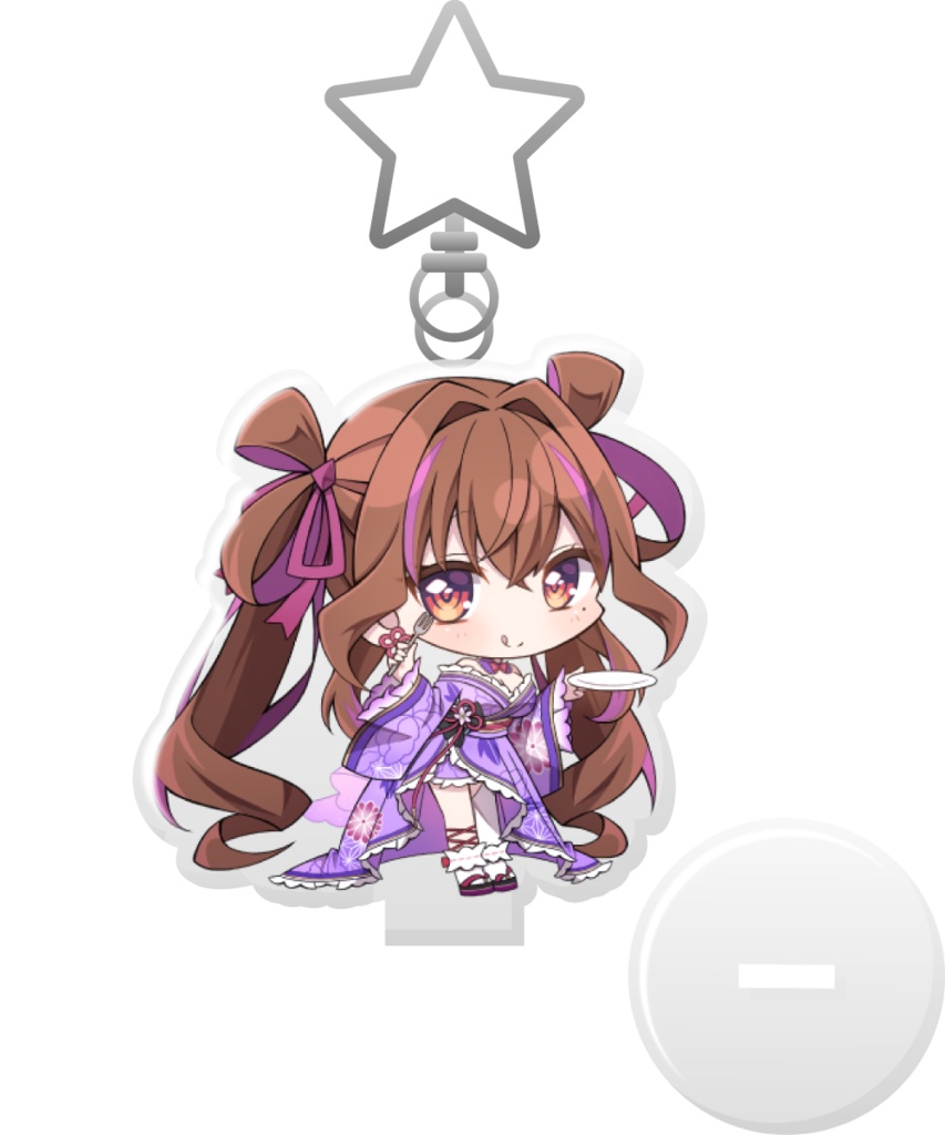 涙uRUiiiアクリルスタンドキーホルダー