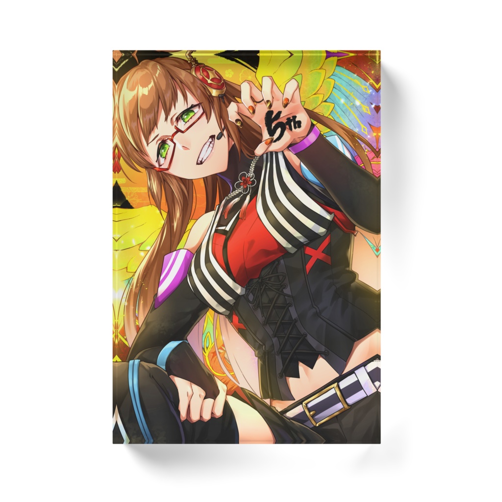 【5周年記念】来祝ろなアクリルブロック