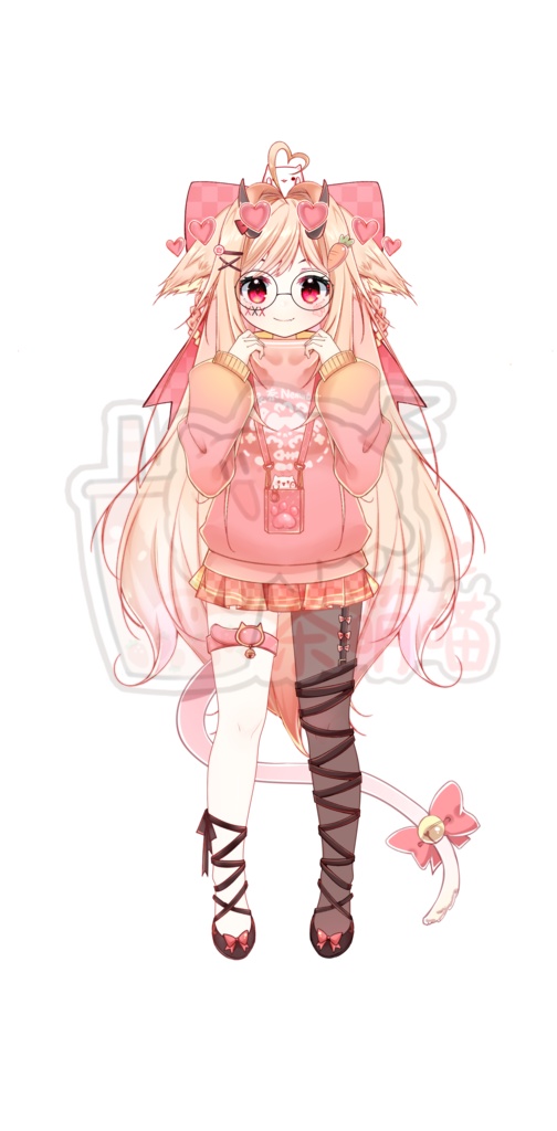 【VtubeStudio/FaceRig対応 Live2Dデータ公開販売】眠茶Nemutya+PSD