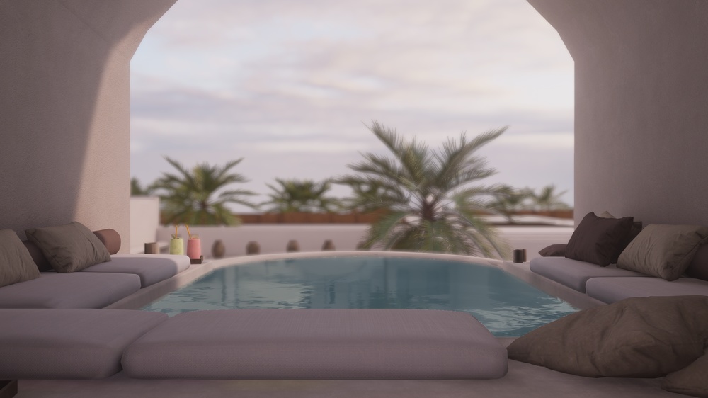 【VRChat向けワールド】 Resort in Bali 【PCVR/Quest】