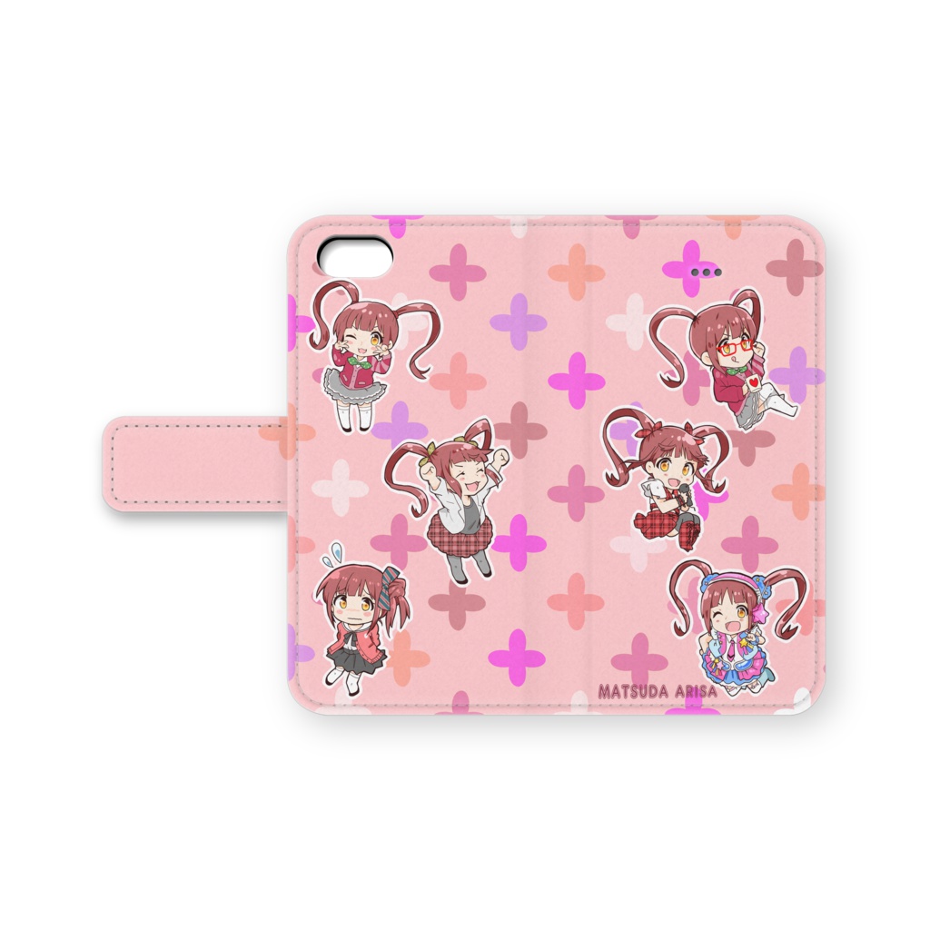 ありさ手帳型iphoneケース
