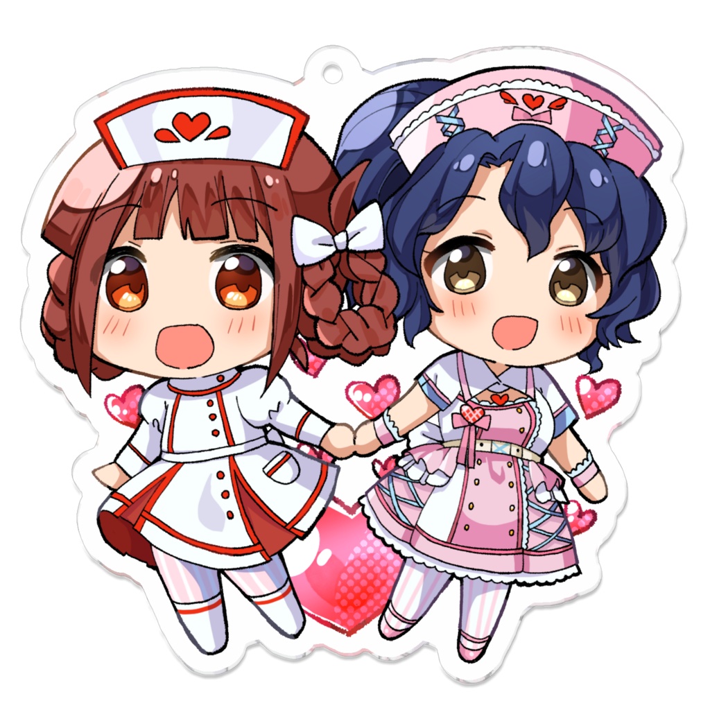 【SHS】亜利沙＆風花アクリルキーホルダー