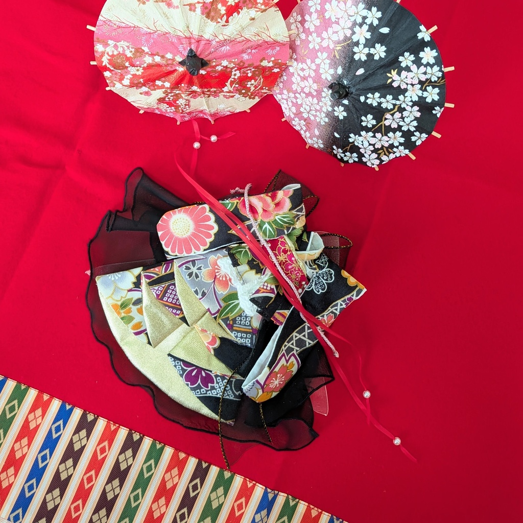 和風ドレス　黒