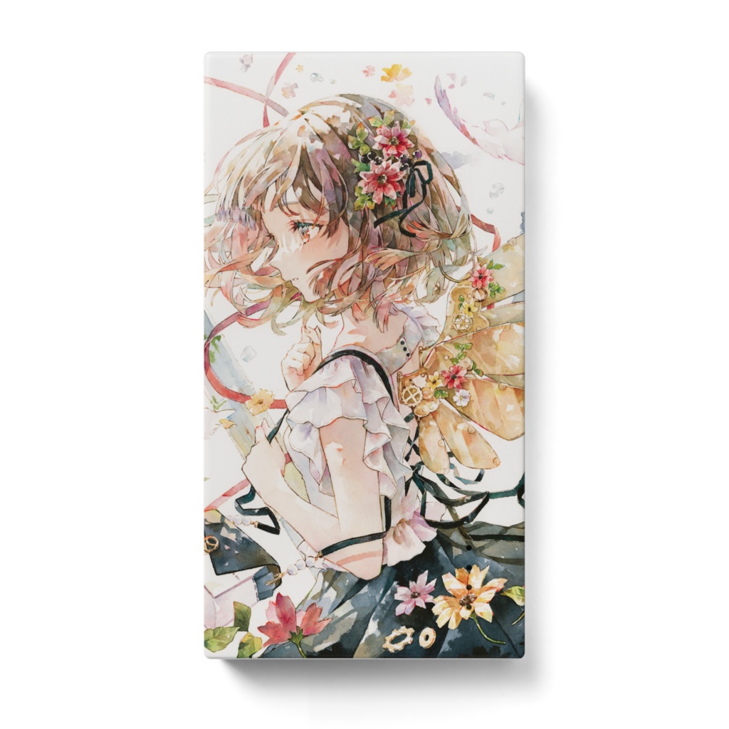 モバイルバッテリー　機械仕掛けの羽根と少女