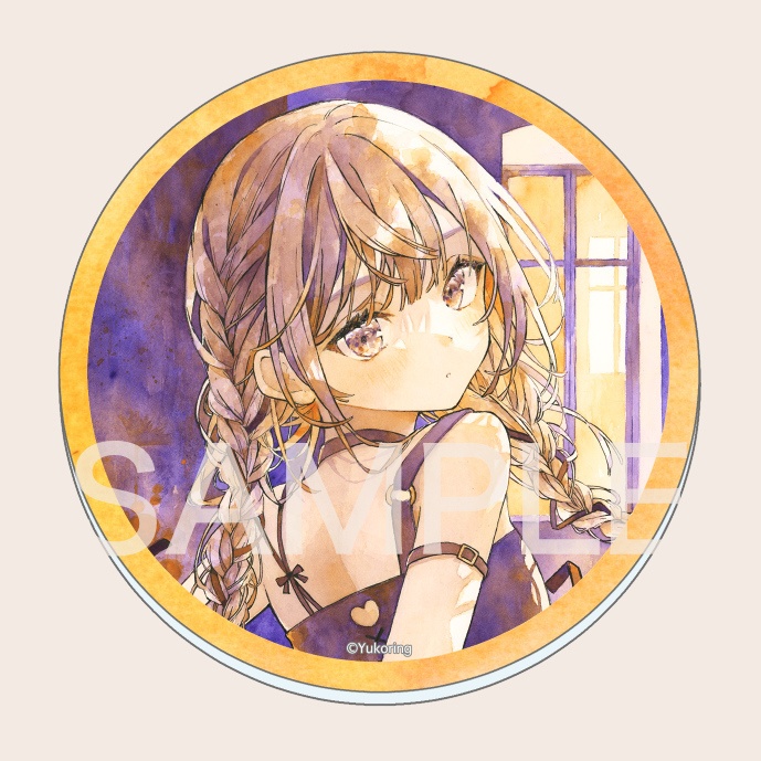 【自家通販】アクリルコースター『真夜中のツイン』