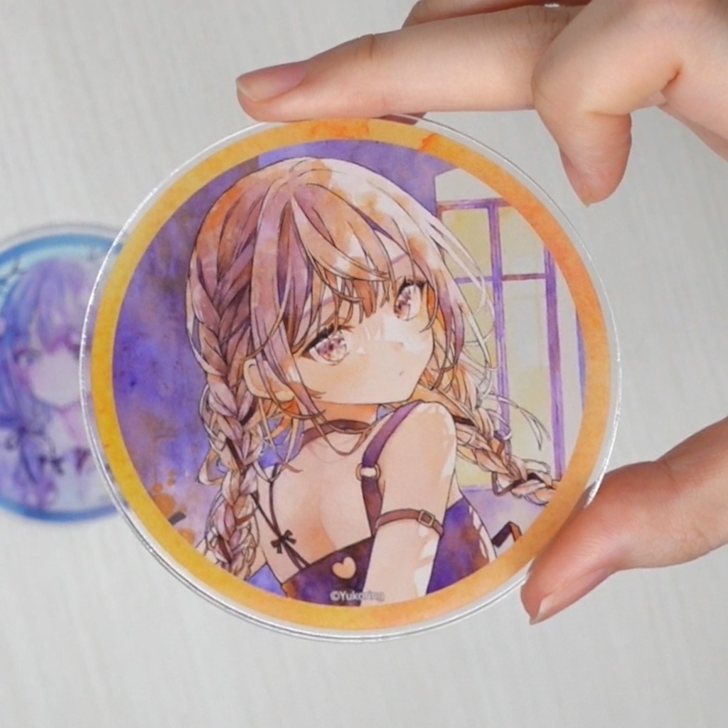 【自家通販】アクリルコースター『真夜中のツイン』