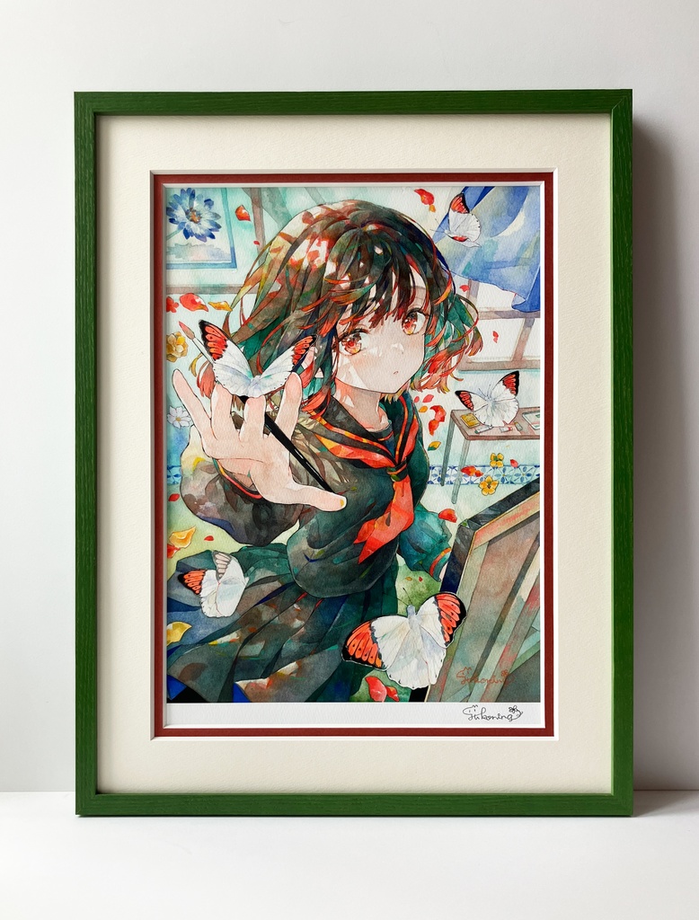 額装複製原画「色に触れる」