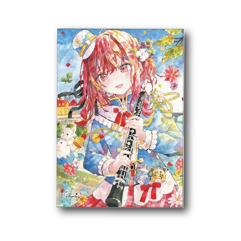 【自家通販】キャンバスアート「BLUE TONE: OBOE」
