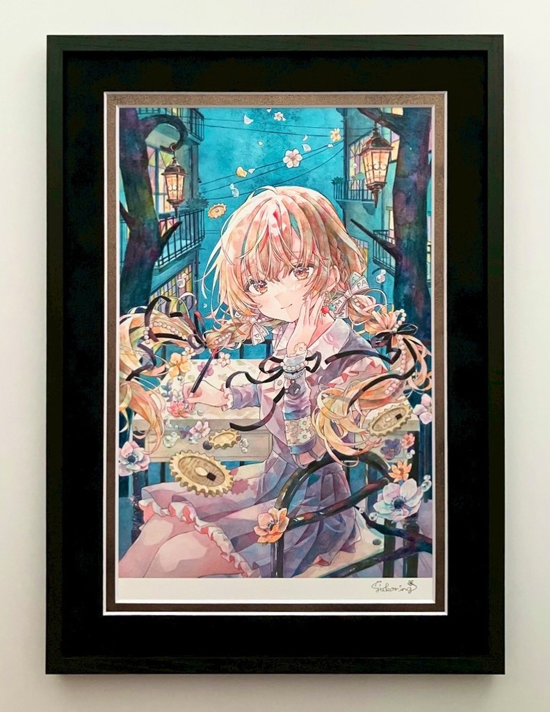 額装複製原画『PAINTISM -ねじまく夜に-』