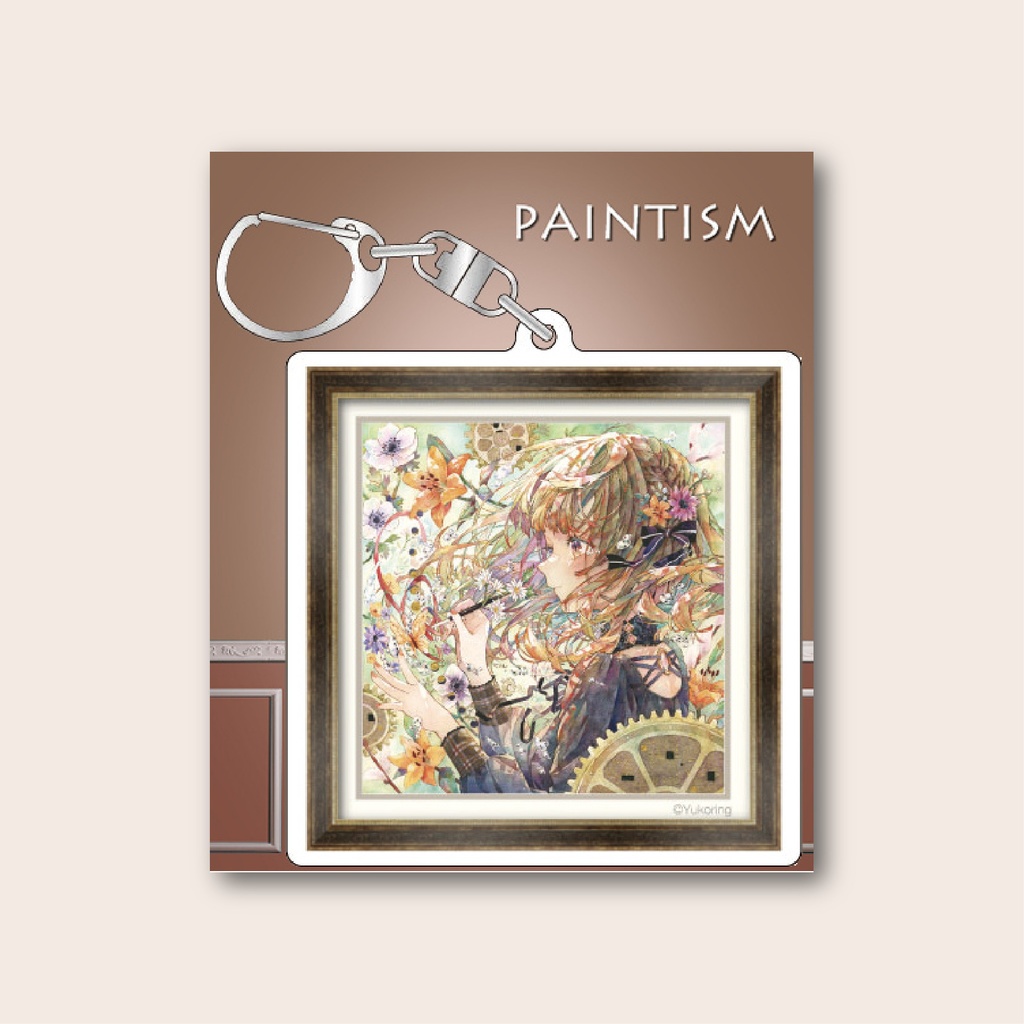 【自家通販】額装アクキー「PAINTISM」