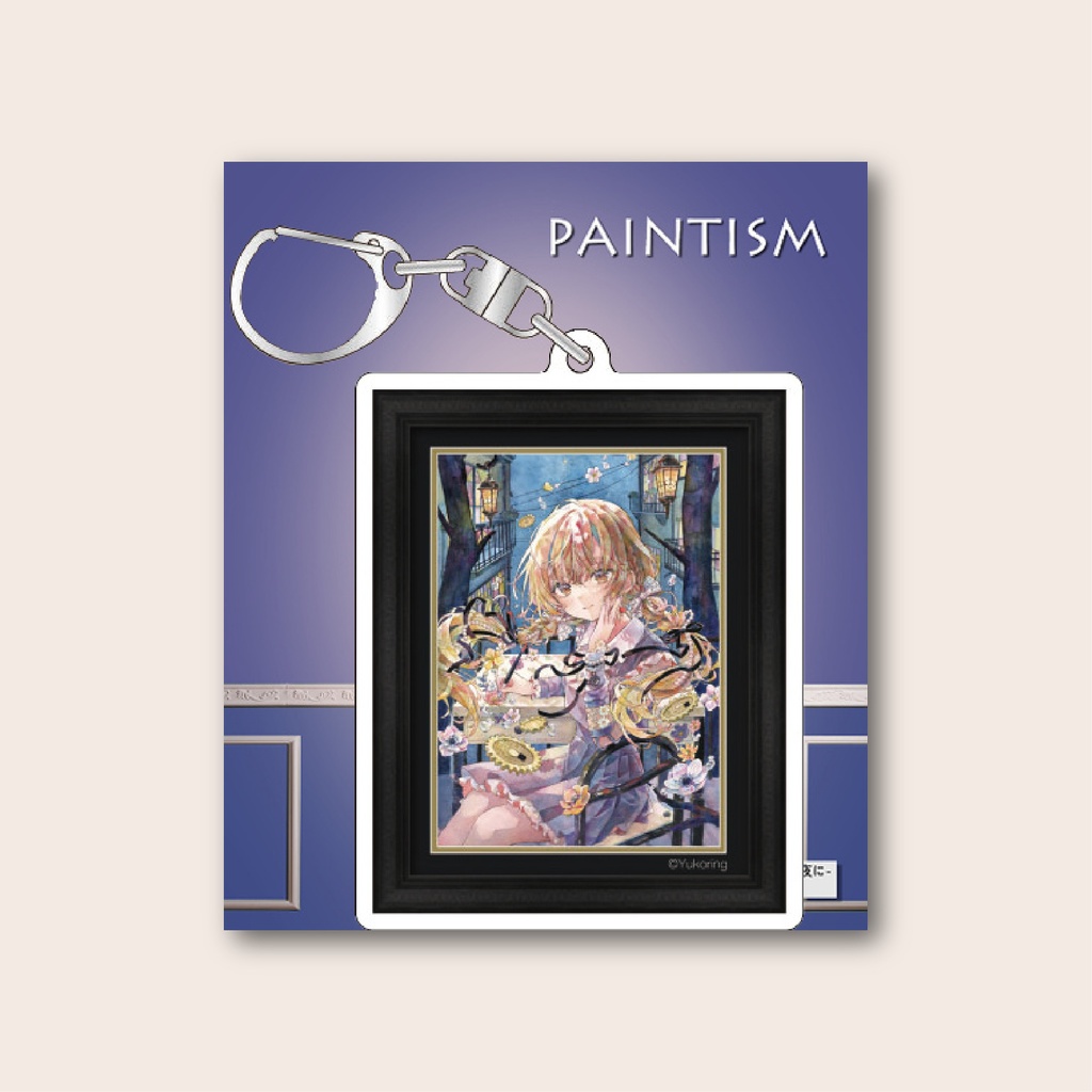 【自家通販】額装アクキー「ねじまく夜に」