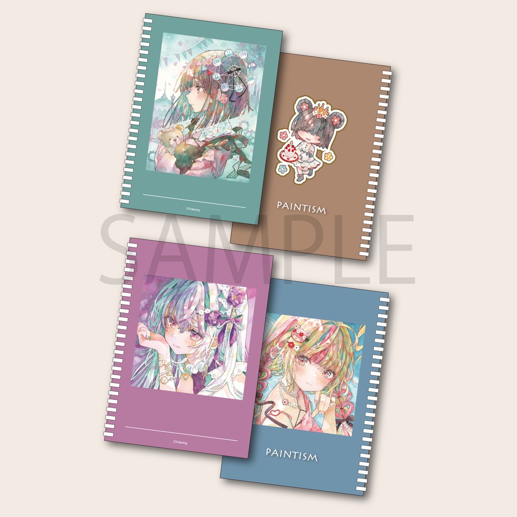 リングノート2種セット「PAINTISM」