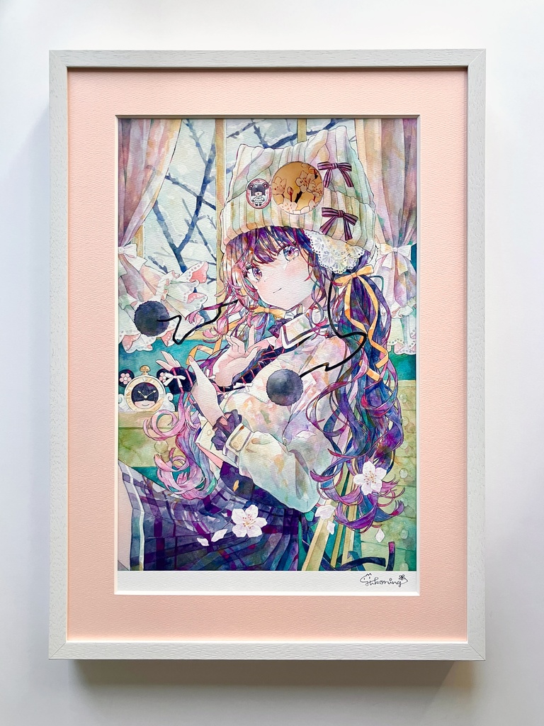 額装複製原画『春来にけらし』