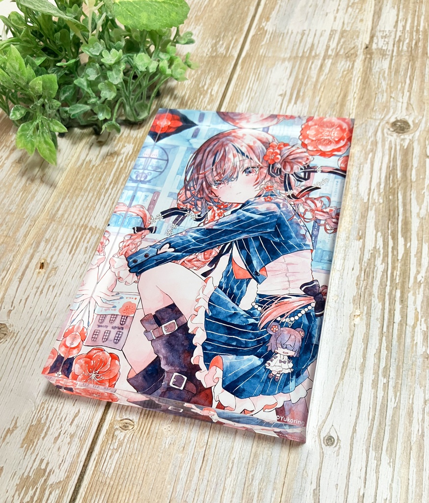 【自家通販】アクリルブロック「BOOK END」