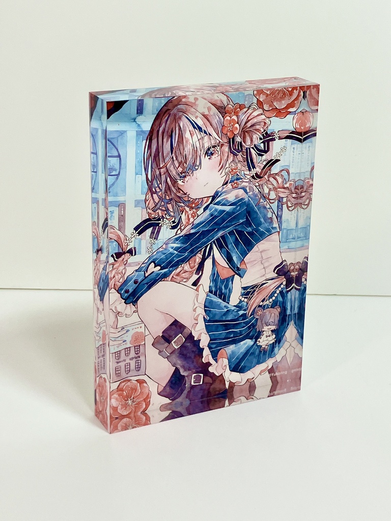 【自家通販】アクリルブロック「BOOK END」