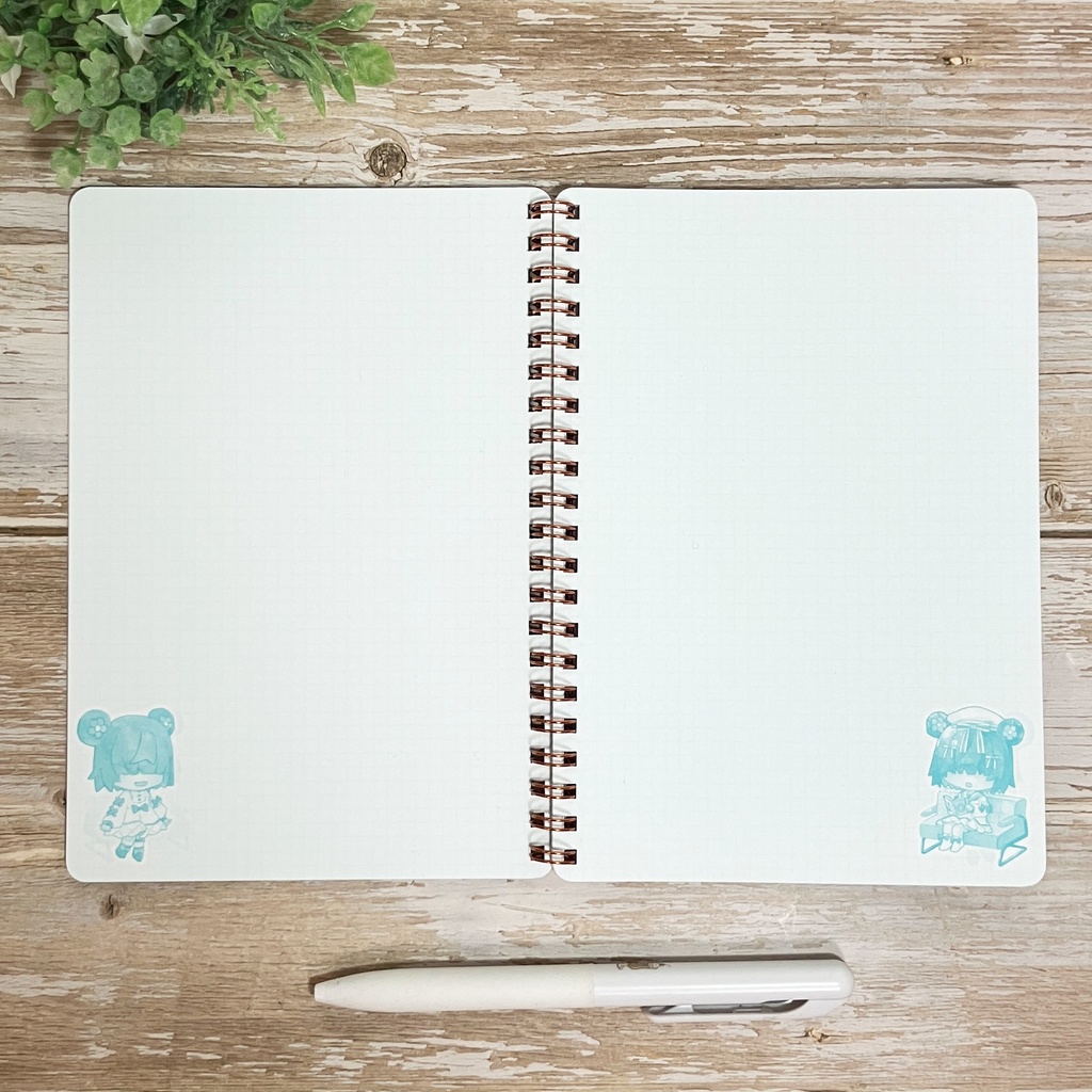 【自家通販】リングノート「階下にさまよう」