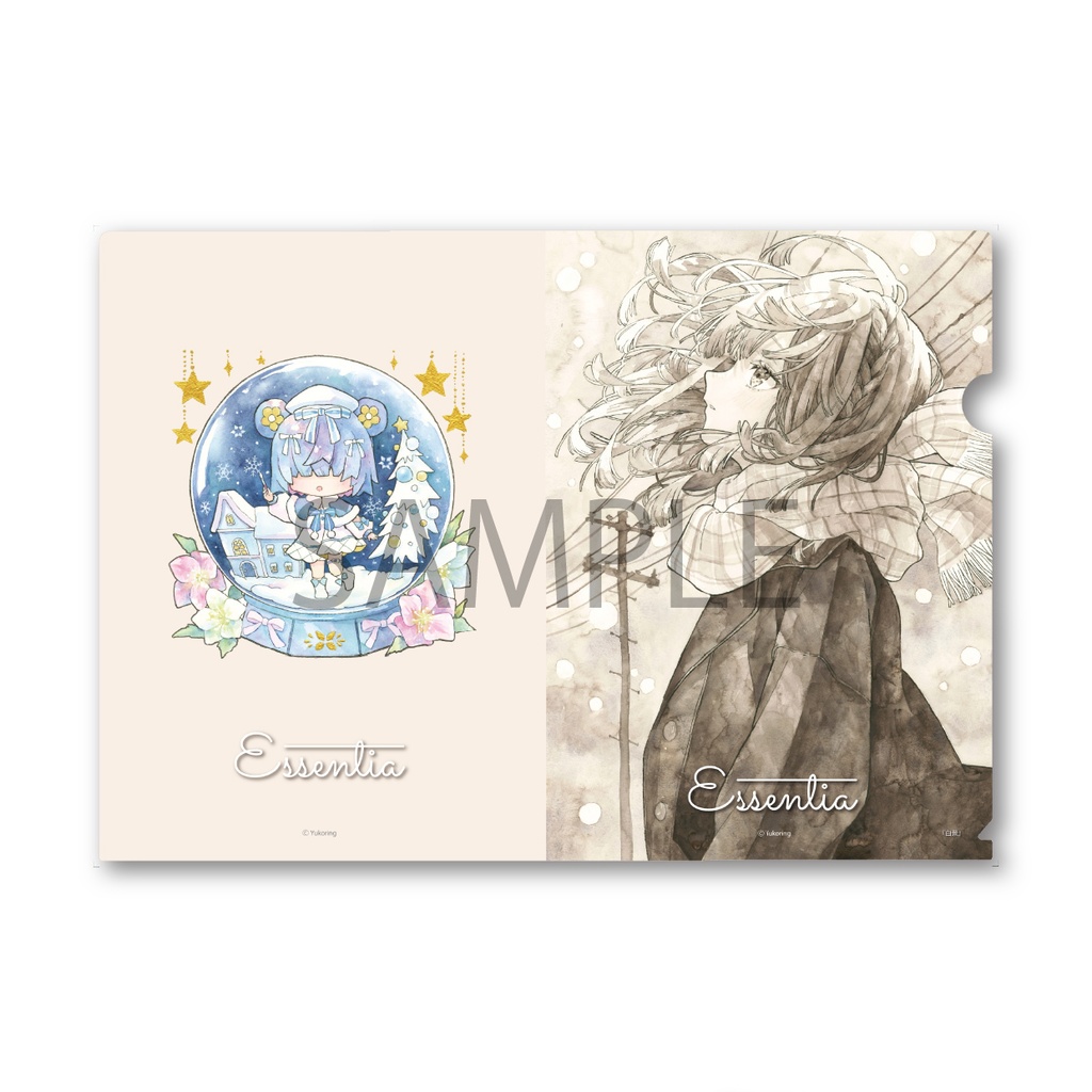 【自家通販】A4クリアファイル3種セット「Esssentia」