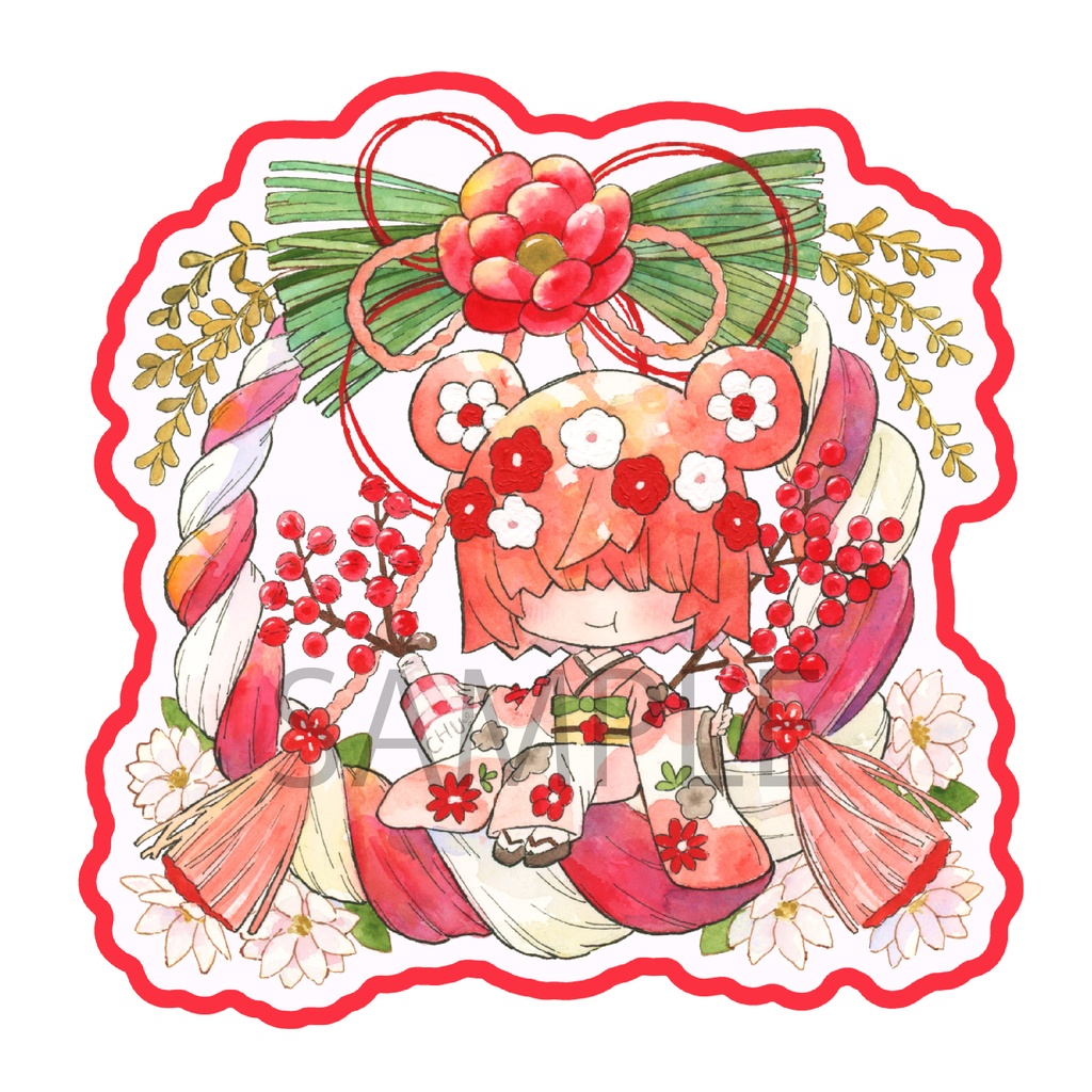【限定一点】ちゅむりパネル　新年ちゅむり（直筆サイン入り）