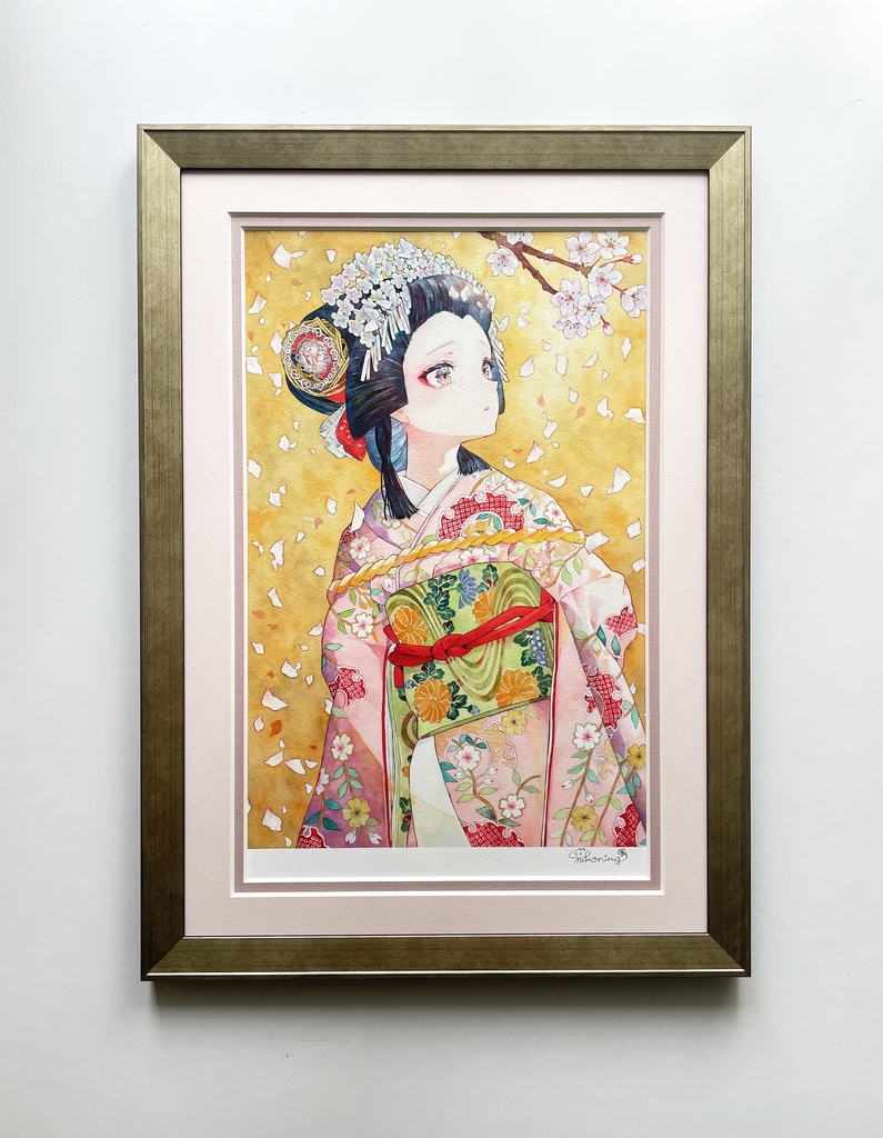 額装複製原画「雪姫」