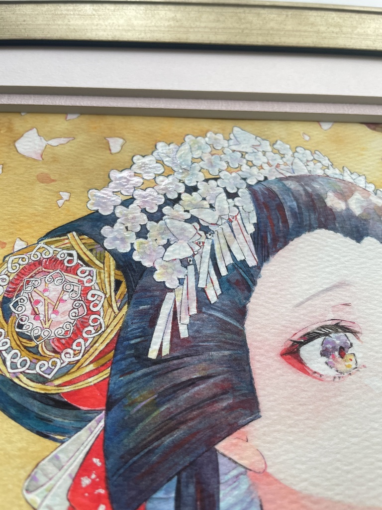額装複製原画「雪姫」