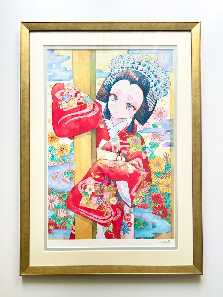 【特装版】額装複製原画「八重垣姫」