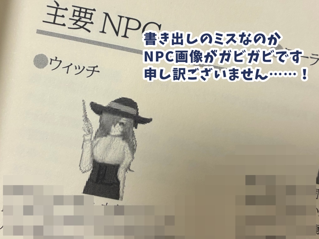 【通常版】悪夢の続きは魔女集会にて シナリオブック