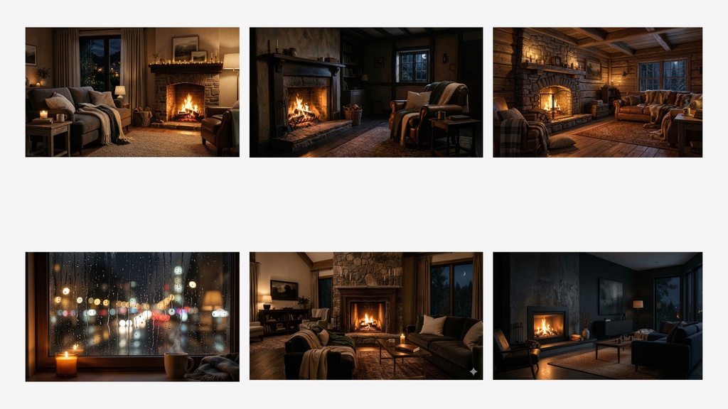 【睡眠動画背景素材】Cozy Room Sleep Background Pack(30枚 / 1920×1080 / 商用利用OK / ASMR / 作業用BGM)