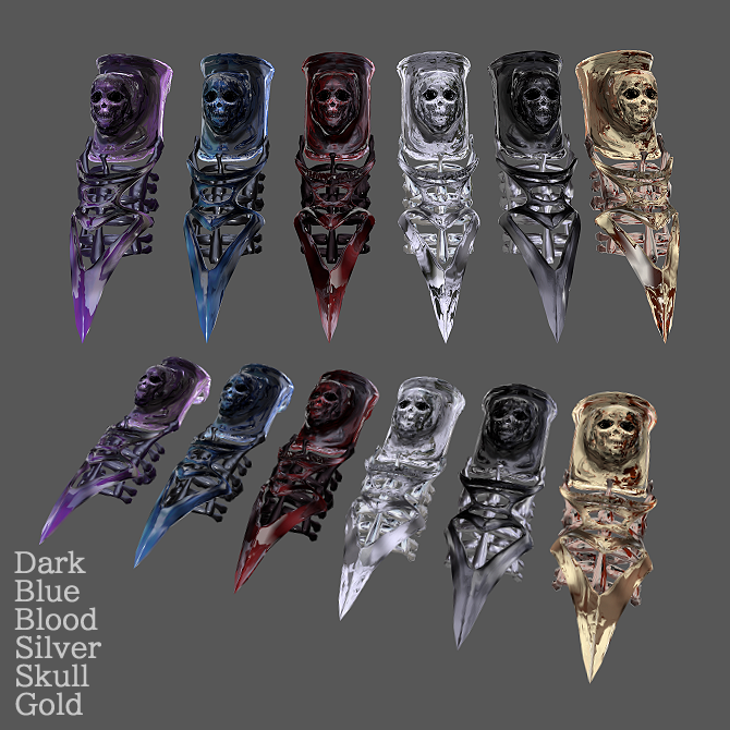 【VRChat】髑髏アーマーリング Skull Armour Ring - TRISTA - BOOTH