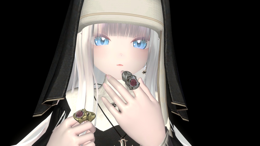 【VRChat】薔薇アーマーリング Rose Armour Ring